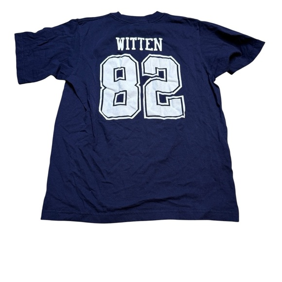 ⭐ Dallas Cowboys Jason Witten #82 Navy Tee Youth L ⭐ - Picture 4 of 4